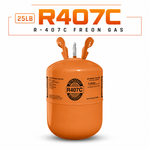 R407C 25LB Refrigerant Cylinder